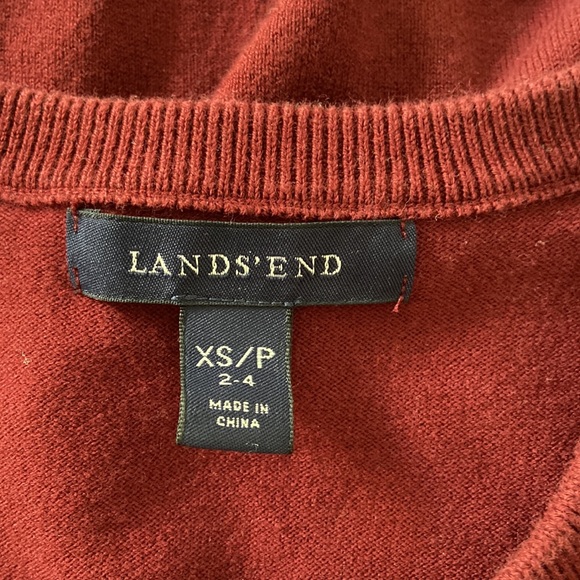 Deep maroon cotton cardigan - Picture 5 of 5